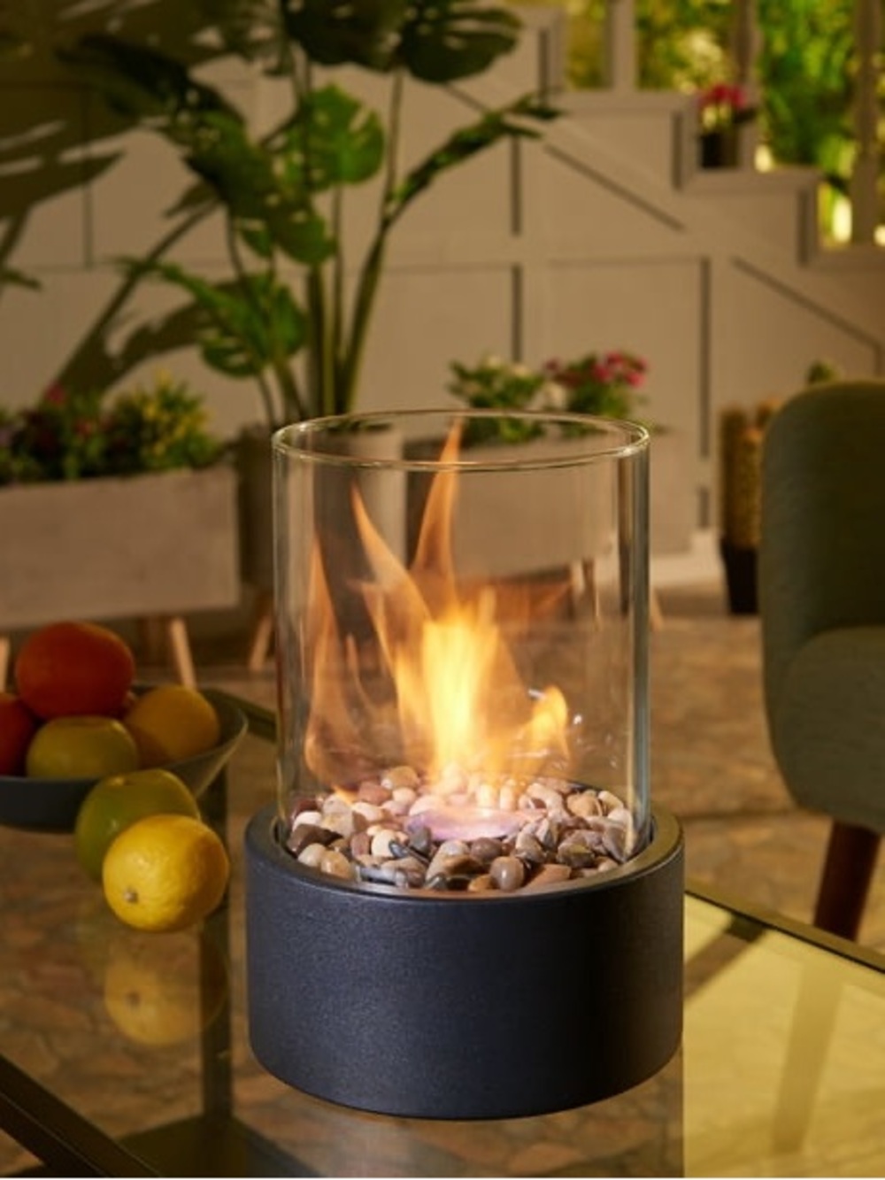 Danya Tabletop Fire Pit - Black